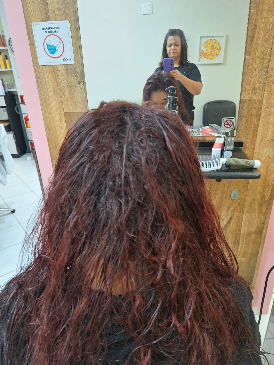 Cabelo antes da progressiva